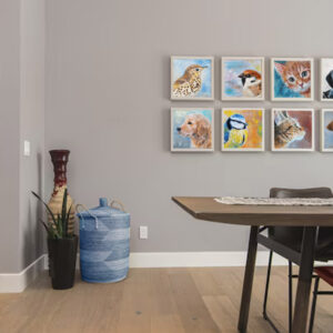 Lieftallige kleine Dierenportretten