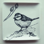 Porseleinen schaaltje "Mees"