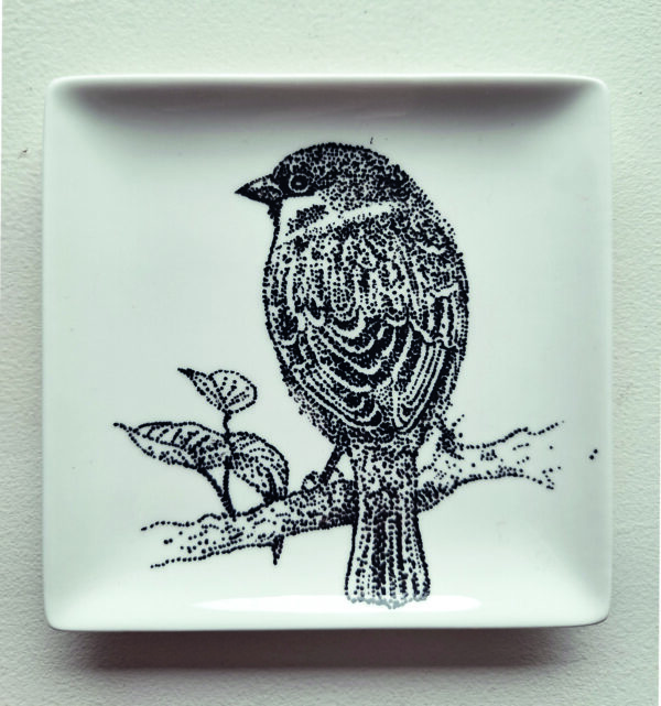 Porseleinen schaaltje "Mus"